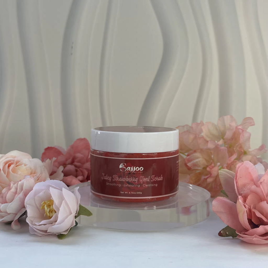 Sassoo Strawberry Rose Body Care Set – 3 Piece Skincare Collection