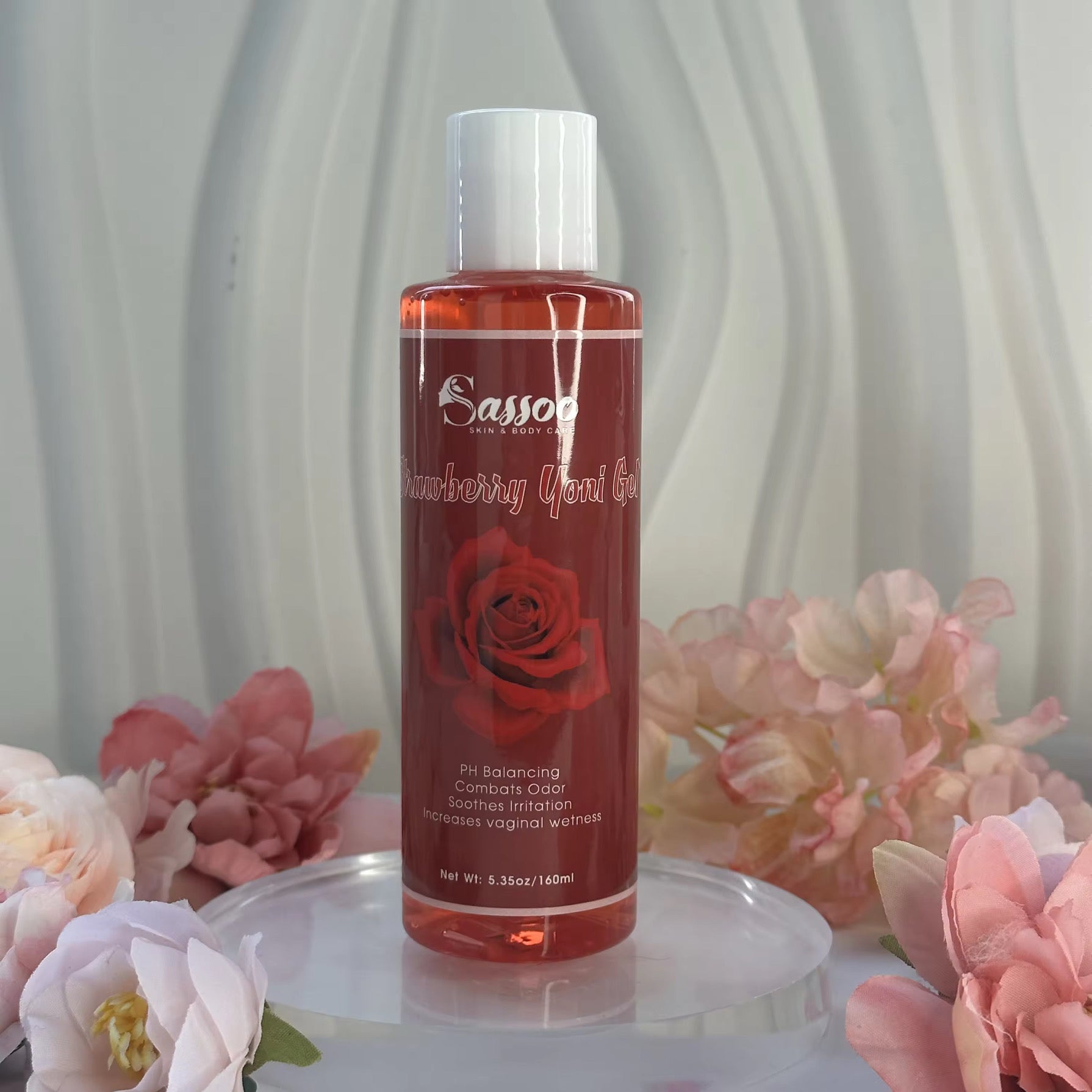 Sassoo Strawberry Rose Body Care Set – 3 Piece Skincare Collection