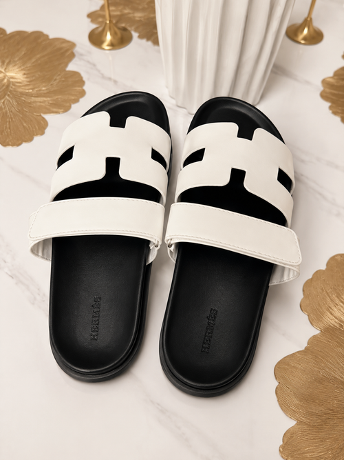 Black & White Comfort Sandals – New Arrival