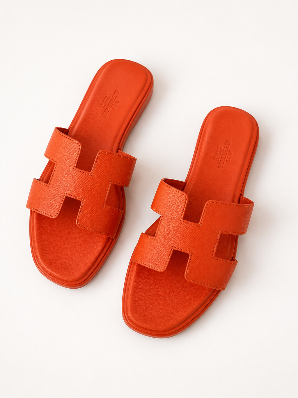 Orange Fashion Slide Sandals – Size 40