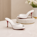 Black High Heel Sandals