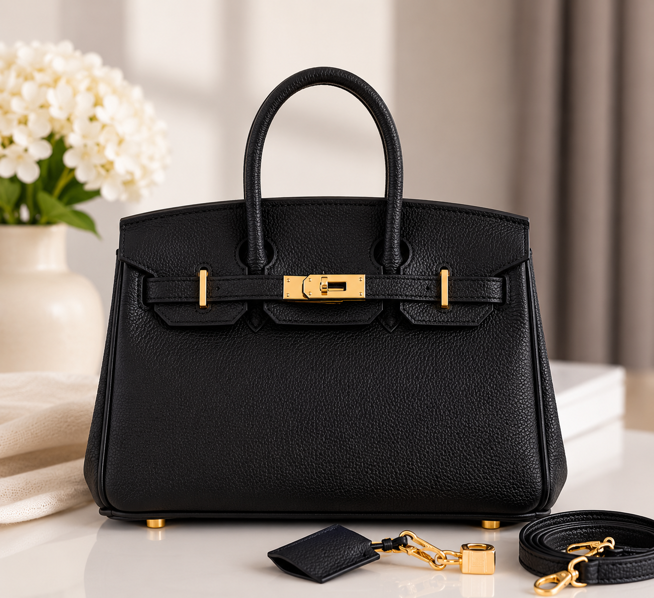 Elegant Black Handbag – Premium Quality
